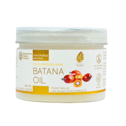 Cold-Pressed Raw Batana Oil for Hair Growth & Skin Care